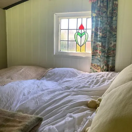 مكان تخييم Shepherds Hut, Centre, Glamping Hidden Meadow